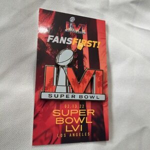 Super Bowl LVI 56 Pin NFL Lombardi Trophy Logo Collector Trading Enamel